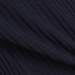 Il Gufo-توب بياقة عالية قطن لون كحلي  | Childrensalon