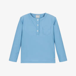 J&Josh-Boys Dark Blue Patterned Swim Shorts | Childrensalon