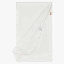 Jamiks-Baby Boys Ivory Velour Rocking Horse Blanket (85cm) | Childrensalon