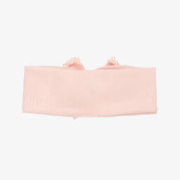 Jamiks-Baby Girls Rose Pink Cotton Bow Headband | Childrensalon