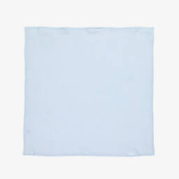 Jamiks-Blue Cotton Muslin & Dummy Clip Set  | Childrensalon