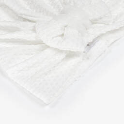 Jamiks-Girls Ivory Bow Turban | Childrensalon