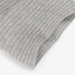 Jamiks-Grey Marl Merino Wool Knit Snood | Childrensalon