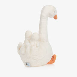 Jellycat-Ivory Featherful Swan Soft Toy (39 cm) | Childrensalon