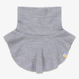 Joha-Grey Merino Wool Neck Warmer | Childrensalon