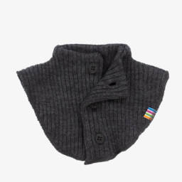 Joha-Grey Thermal Merino Wool Neck Warmer | Childrensalon
