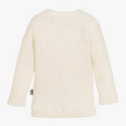 Joha-Кремовый свитер из мериносовой шерсти | Childrensalon