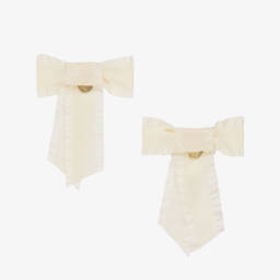 Junona-Girls Green Velvet Floral Dress | Childrensalon