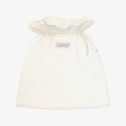 Junona-مشبك شعر ساتان لون عاجي للبنات (عدد 2) | Childrensalon