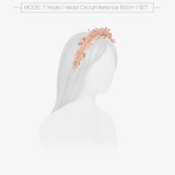 Junona-Girls Pink Crystal Hairband | Childrensalon