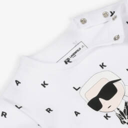KARL LAGERFELD KIDS-Boys Black Zip-Up Tracksuit Set | Childrensalon