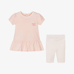 KENZO KIDS-Baby Girls Pink Floral Dress Gift Set | Childrensalon