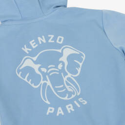 KENZO KIDS-طقم رياضي بيبي قطن لون أزرق | Childrensalon
