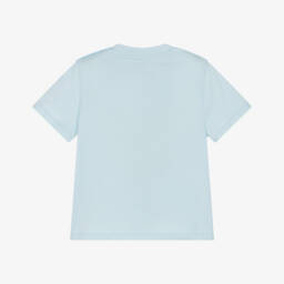 KENZO KIDS-Blue Cotton Lucky Tiger T-Shirt | Childrensalon