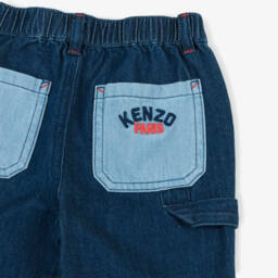 KENZO KIDS-Boys Blue Denim Jeans | Childrensalon
