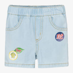 KENZO KIDS-Boys Blue Denim Shorts | Childrensalon