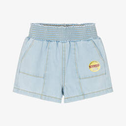 KENZO KIDS-Girls Blue Denim Shorts | Childrensalon