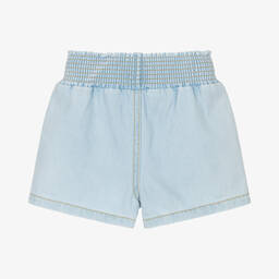 KENZO KIDS-Girls Blue Denim Shorts | Childrensalon