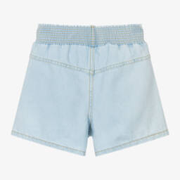 KENZO KIDS-Girls Blue Denim Shorts | Childrensalon