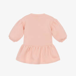 KENZO KIDS-Girls Pink Lucky Tiger Cotton Jersey Dress | Childrensalon