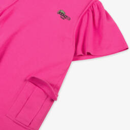 KENZO KIDS-Girls Pink Organic Cotton Dress | Childrensalon