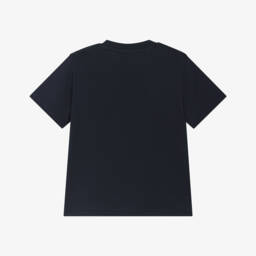 KENZO KIDS-Navy Blue Cotton Lucky Tiger T-Shirt | Childrensalon