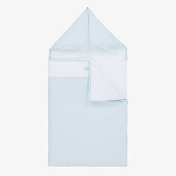 Kissy Kissy-Baby Boys Blue Pima Cotton Fall Medley Nest (77cm) | Childrensalon