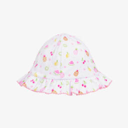 Kissy Kissy-Baby Girls Fruit Fiesta Pima Cotton Sun Hat | Childrensalon