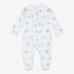 Белый боди с динозаврами для мальчиков