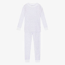 Kissy Kissy-Girls Lilac Summer Gardens Cotton Pyjamas | Childrensalon