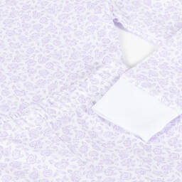 Kissy Kissy-Girls Lilac Summer Gardens Cotton Pyjamas | Childrensalon