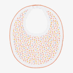 Kissy Kissy-Оранжевый цветочный боди из пима-хлопка для девочек | Childrensalon