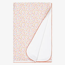 Kissy Kissy-Оранжевый цветочный боди из пима-хлопка для девочек | Childrensalon