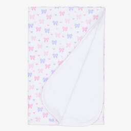 Kissy Kissy-Белый комбинезон с бантом из пима для девочек | Childrensalon