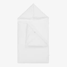 Kissy Kissy-Personalised White Jungle Mates Baby Nest (77cm) | Childrensalon