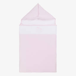 Kissy Kissy-Pink Pima Cotton Riding Rockers Baby Nest (77cm) | Childrensalon