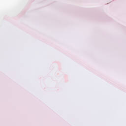 Kissy Kissy-Pink Pima Cotton Riding Rockers Baby Nest (77cm) | Childrensalon