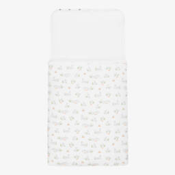 Kissy Kissy-White Baby Bunny Patch Nest (75cm) | Childrensalon