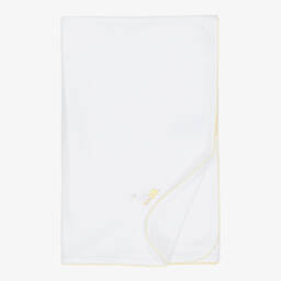 Kissy Kissy-Yellow & White Pima Cotton Baby Duckling 2 Piece Babygrow  | Childrensalon