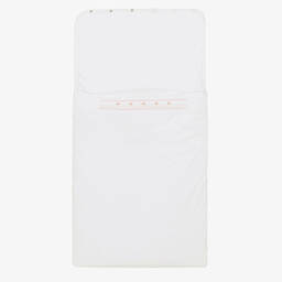 Kissy Kissy-White Pima Cotton Fall Bishop Nest (78cm) | Childrensalon