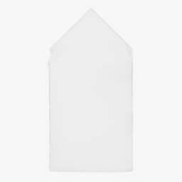 Kissy Kissy-White Pima Cotton Hand-Embroidered Sweet Sheep Nest (78cm) | Childrensalon