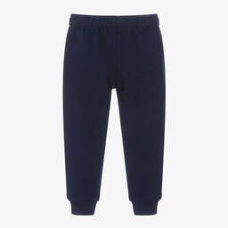 Lacoste-Boys Navy Blue Jersey Joggers | Childrensalon