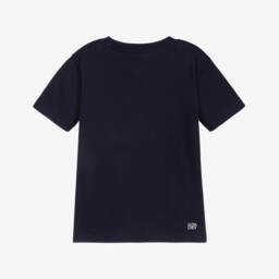 Lacoste-تيشيرت قطن جيرسي لون كحلي | Childrensalon