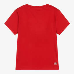 Lacoste-Red Ultra-Dry Crocodile T-Shirt | Childrensalon