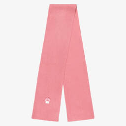 Le Chic-Шапка с шарфом розовая вязаная для девочек | Childrensalon