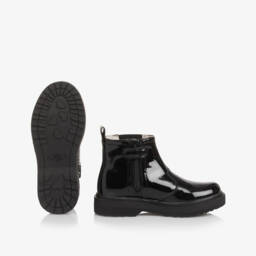 Lelli Kelly-Girls Black Patent Leather Chelsea Boots | Childrensalon