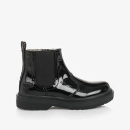 Lelli Kelly-Girls Black Patent Leather Chelsea Boots | Childrensalon