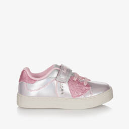 Lelli Kelly-Кроссовки розовый металлик с блестящими сердечками для девочек | Childrensalon