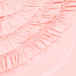 Lemon Loves Layette-Baby Girls Pink Cotton Blanket (86cm) | Childrensalon