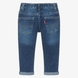 Levi's-Baby Boys Blue Denim Loose Taper Jeans | Childrensalon